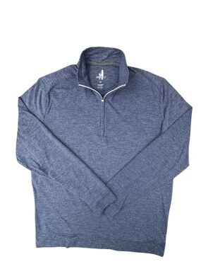 Johnnie-O | VAUGHN STRIPED PREP-FORMANCE QUARTER ZIP | Medium